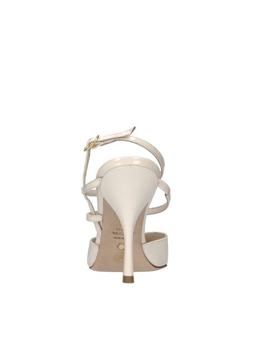 Décolleté slingback in vernice STUART WEITZMAN | STRAPEZE 100 4507314148SEASHELL